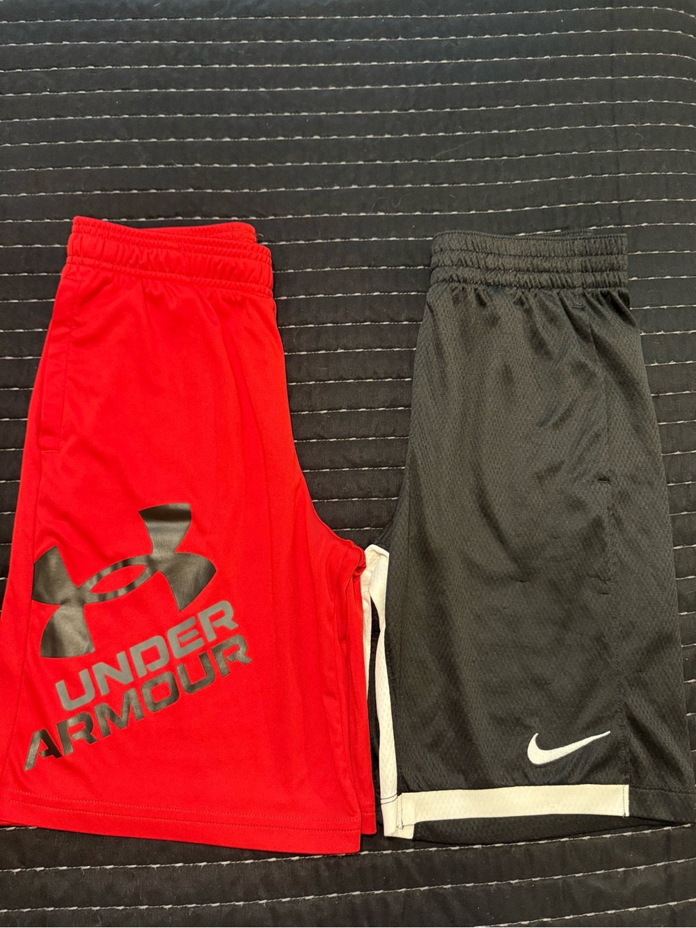 Under Armour & Nike Boys' Athletic Shorts Bundle Size L